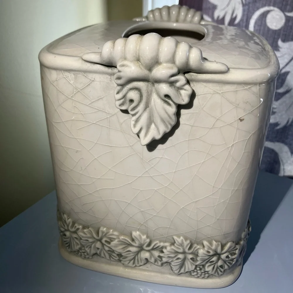 EarthWare soap, dish, and tissue box set